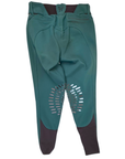 Horse Pilot 'X-Design' Knee Patch Breeches in Emerald