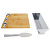 Arthur Court Equestrian Bamboo Cheese Set