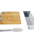 Arthur Court Equestrian Bamboo Cheese Set
