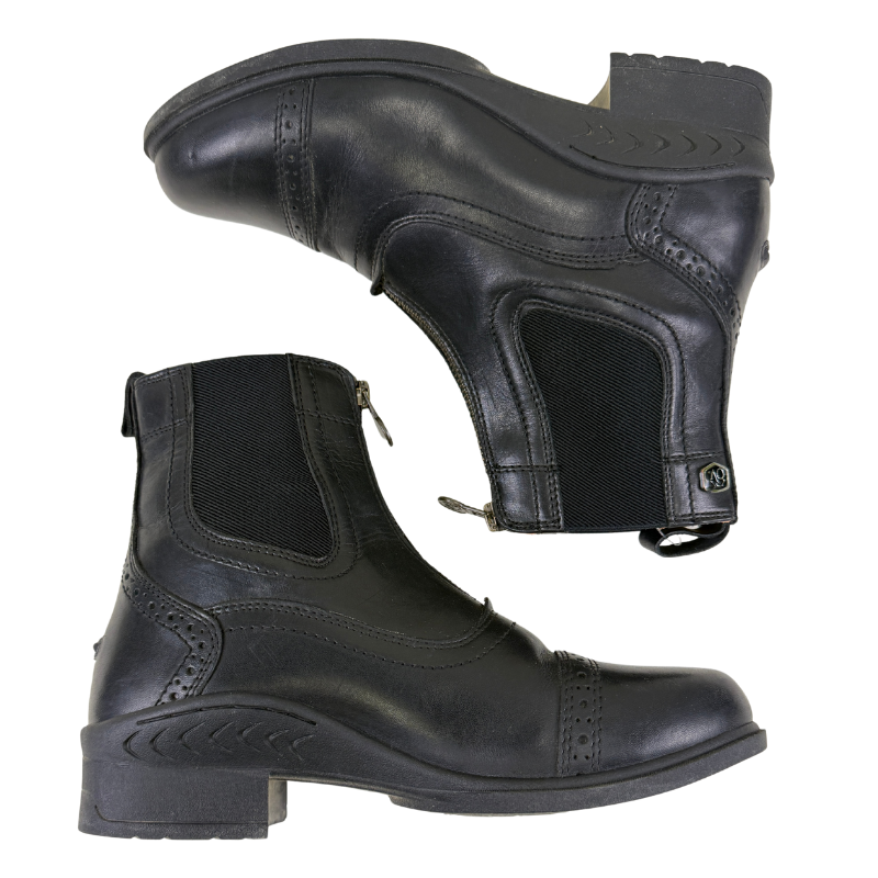 Ovation 'Tuscany' Zip Paddock Boots in Black