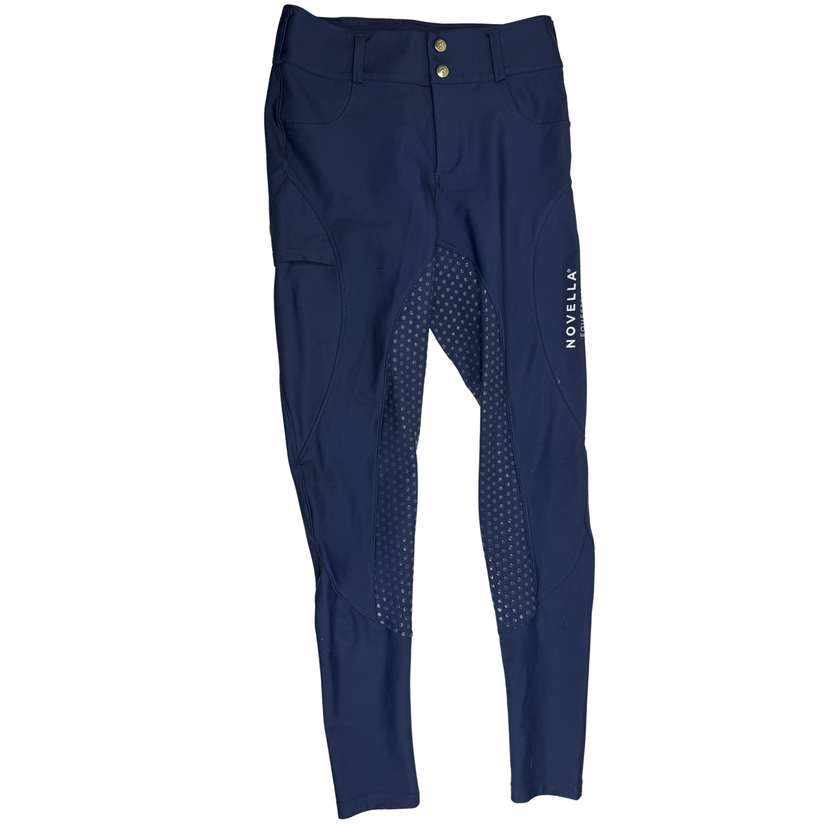 Novella Equestrian 'The Always Fits' Full Seat Breech in Navy