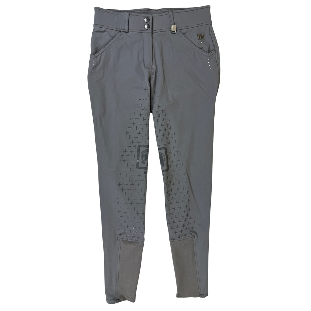 Romfh 'Sarafina Bling' Full Grip Breeches in Graphite