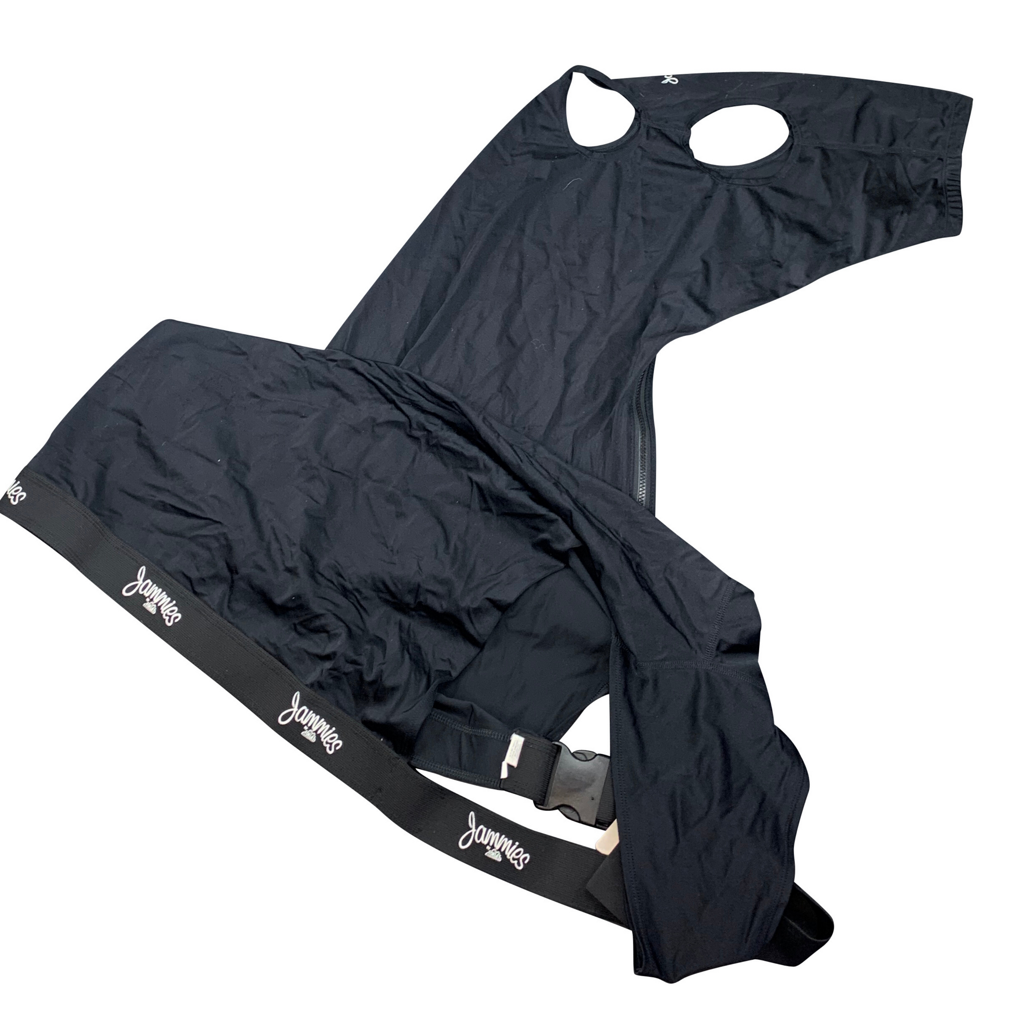 Jammies Designer Horse Hood w/Zipper in Black - XL