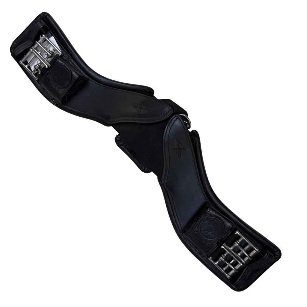 Total Saddle Fit 'StretchTec' Shoulder Relief Dressage Girth in Black