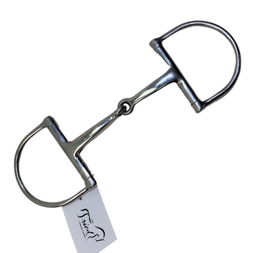 Metalab Dee Ring Triangle Snaffle Bit in Stainless Steel