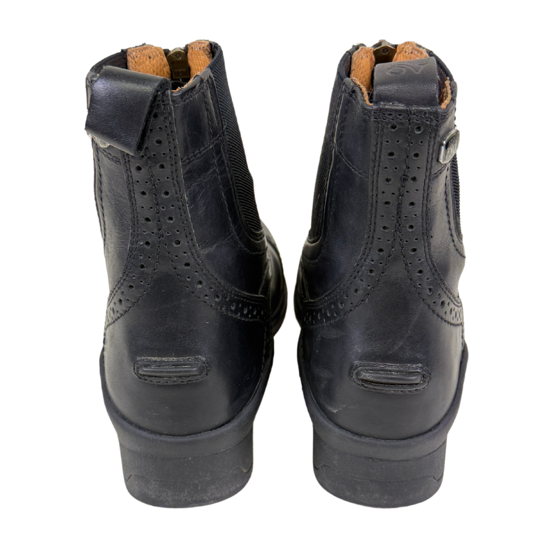 Ovation 'Tuscany' Zip Paddock Boots in Black