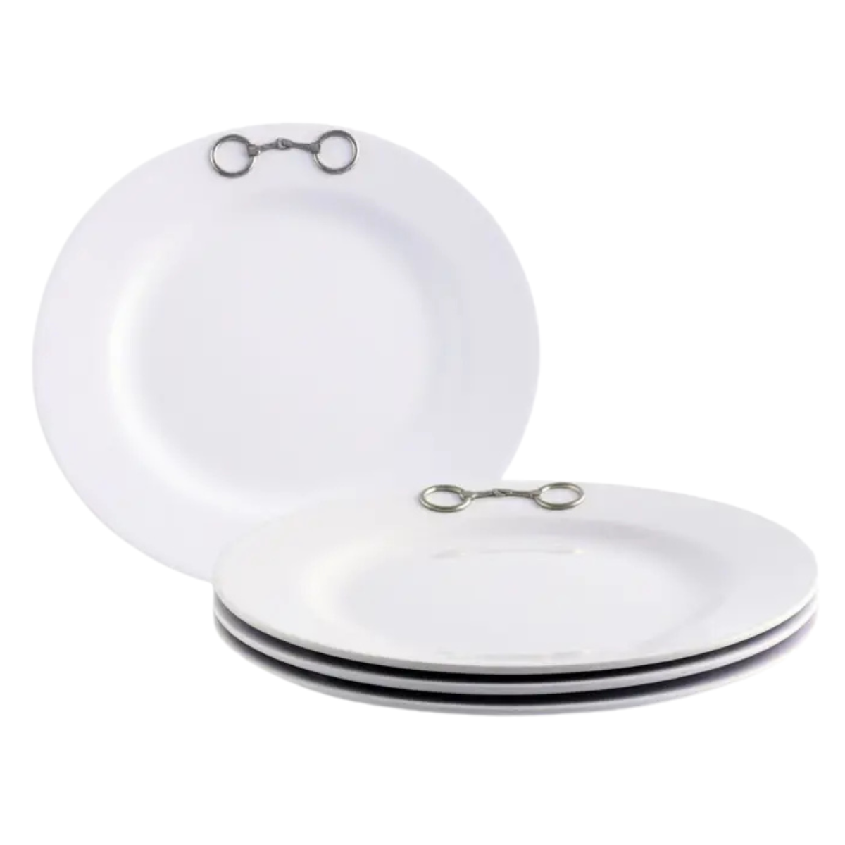 Arthur Court Equestrian Bit Melamine Lunch Plates