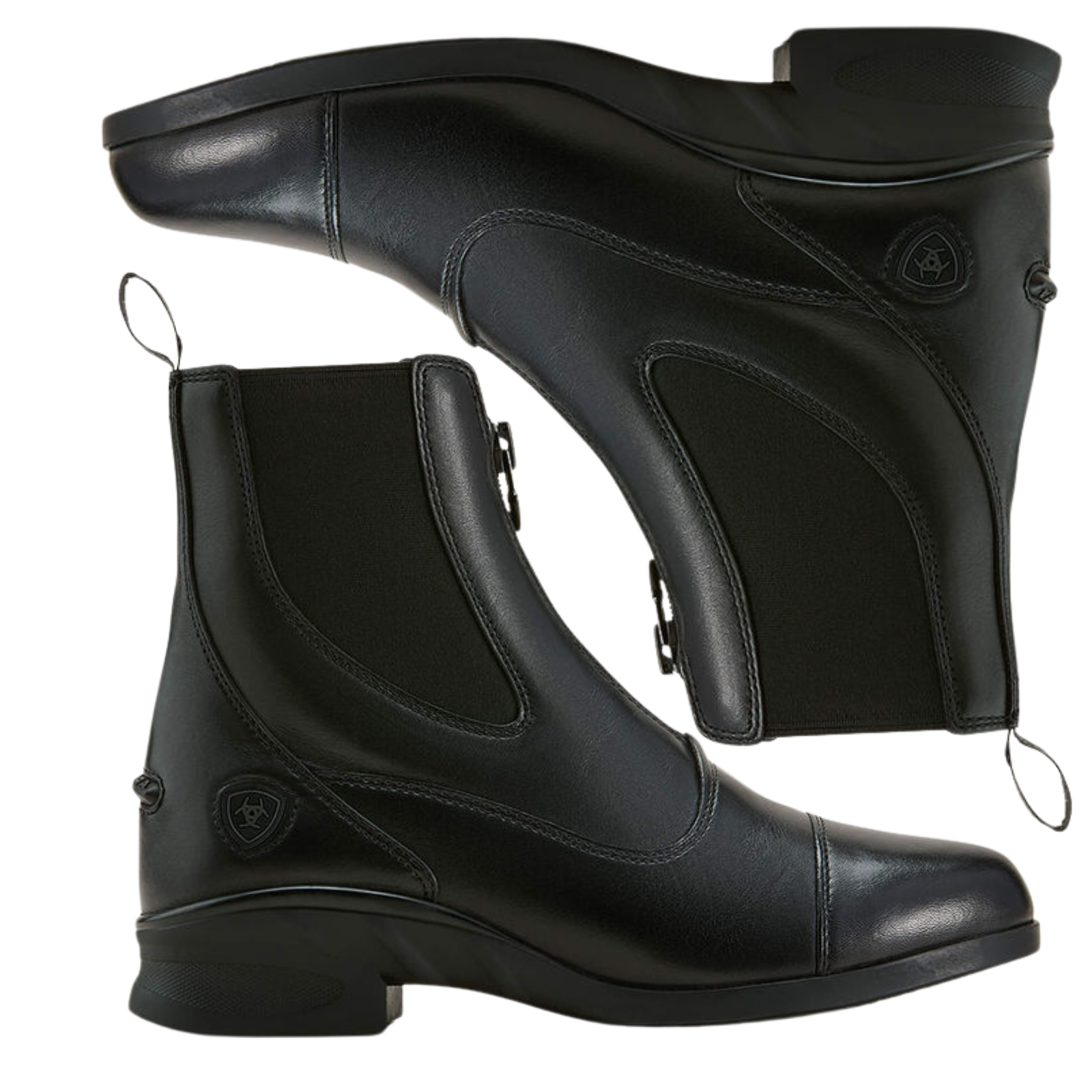 Ariat Heritage III H20 Paddock Boots in Black in Black