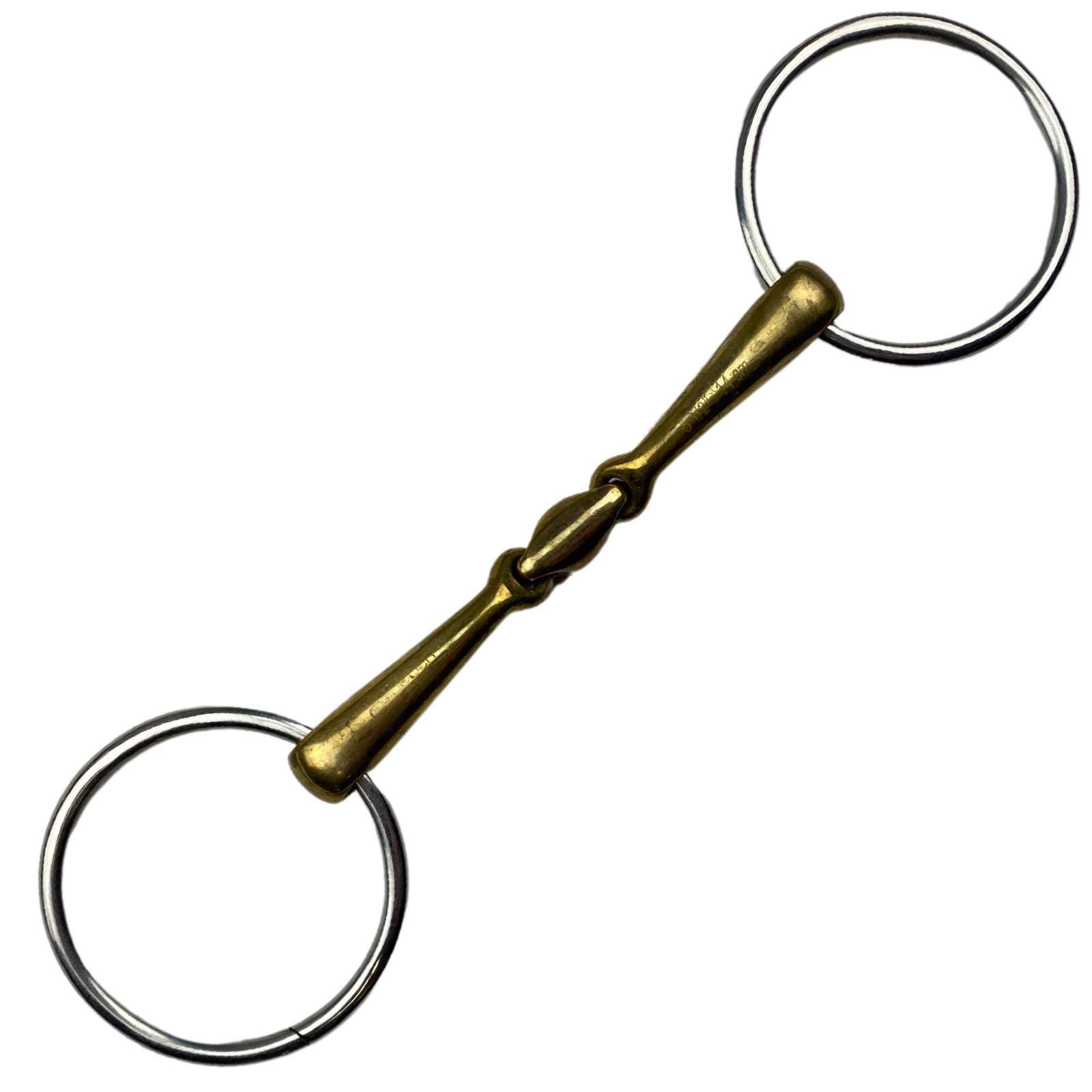 Stubben STEELtec Quick Contact Loose Ring Bit in Stainless Steel/Copper - 5 3/4&quot;