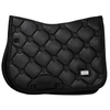 Equestrian Stockholm Jump Saddle Pad in All Black Glimmer