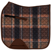 Sixteen Cypress Dressage Saddle Pad in Field Plaid & Hickory