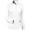 Essex Classics Talent Yarn Long Sleeve Show Shirt in White/Happy Hour