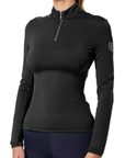 Equestrian Stockholm 'Air Breeze' Sunshirt in Black