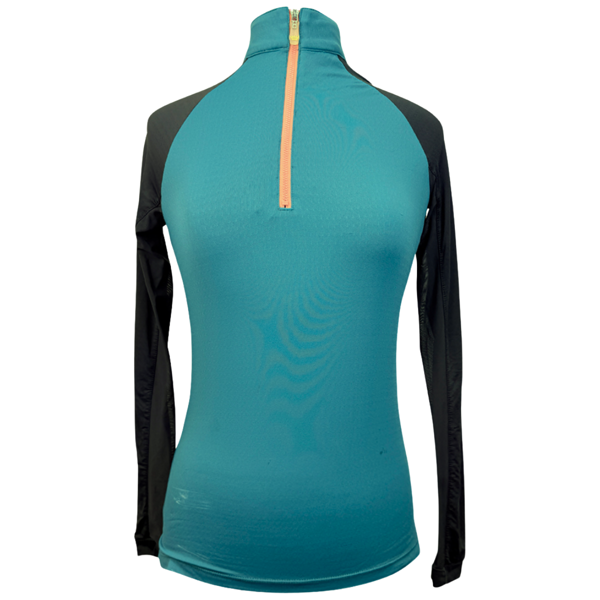 Kastel Long Sleeve 1/4 Zip in Teal/Black