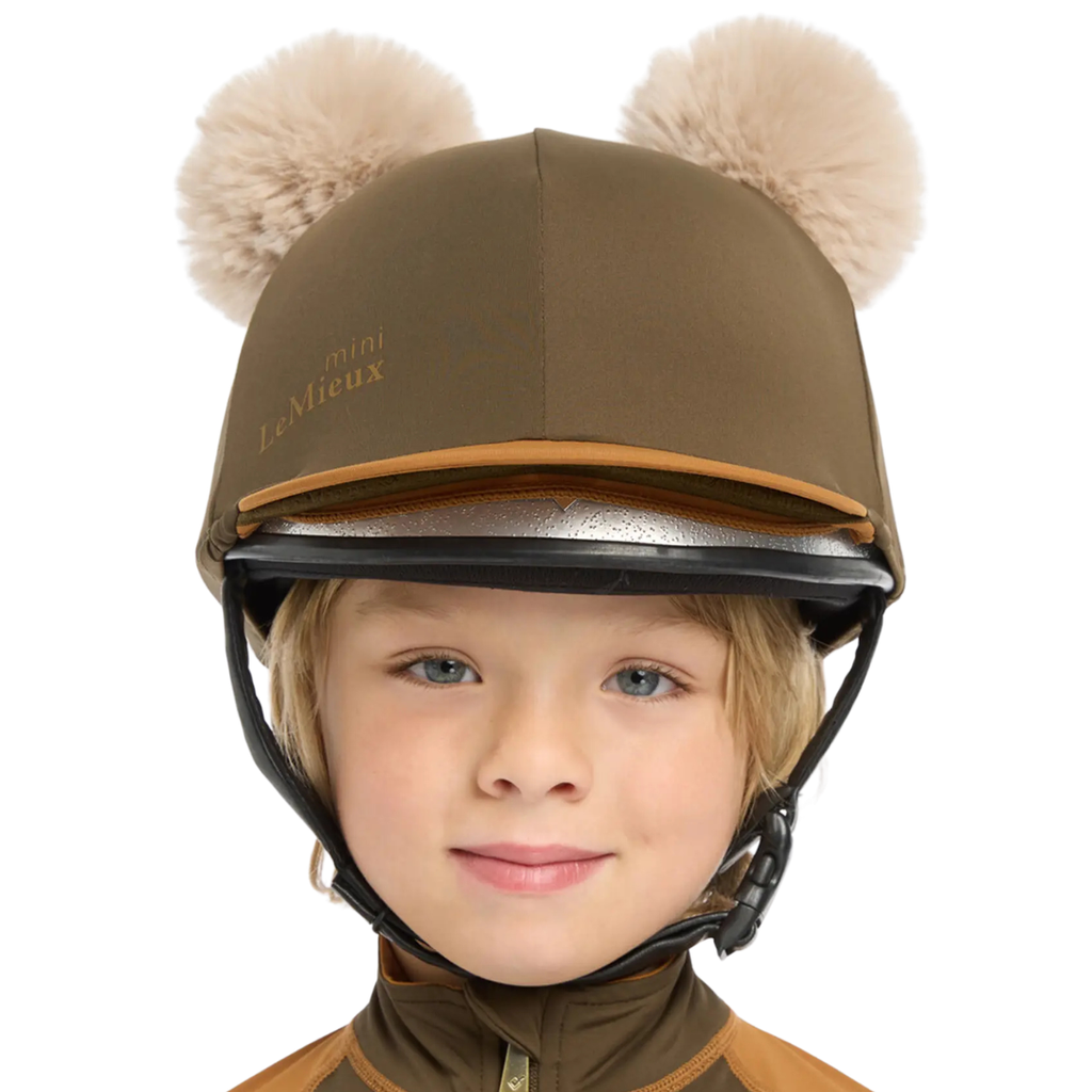 LeMieux Mini 'Double Pom' Hat Silk in Alpine