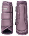 Equestrian Stockholm Mesh Brushing Boots in Anemone