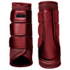 Equestrian Stockholm Mesh Brushing Boots in Bordeaux