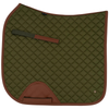 Sixteen Cypress Dressage Saddle Pad in Olive & Cognac
