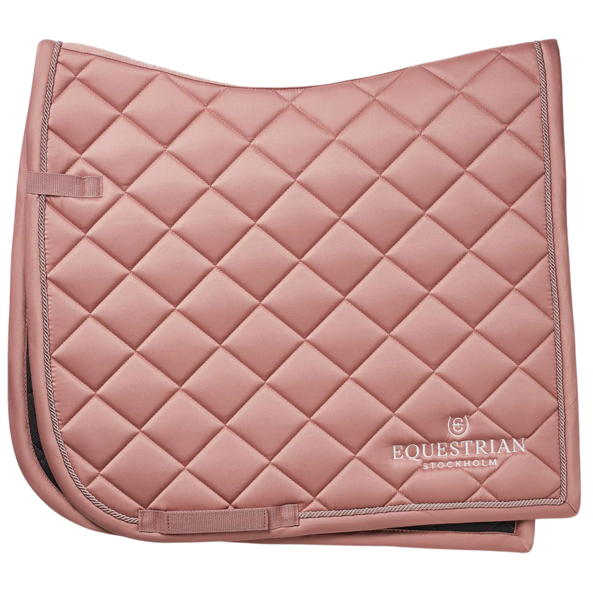 Equestrian Stockholm Dressage Saddle Pad in Line Pink