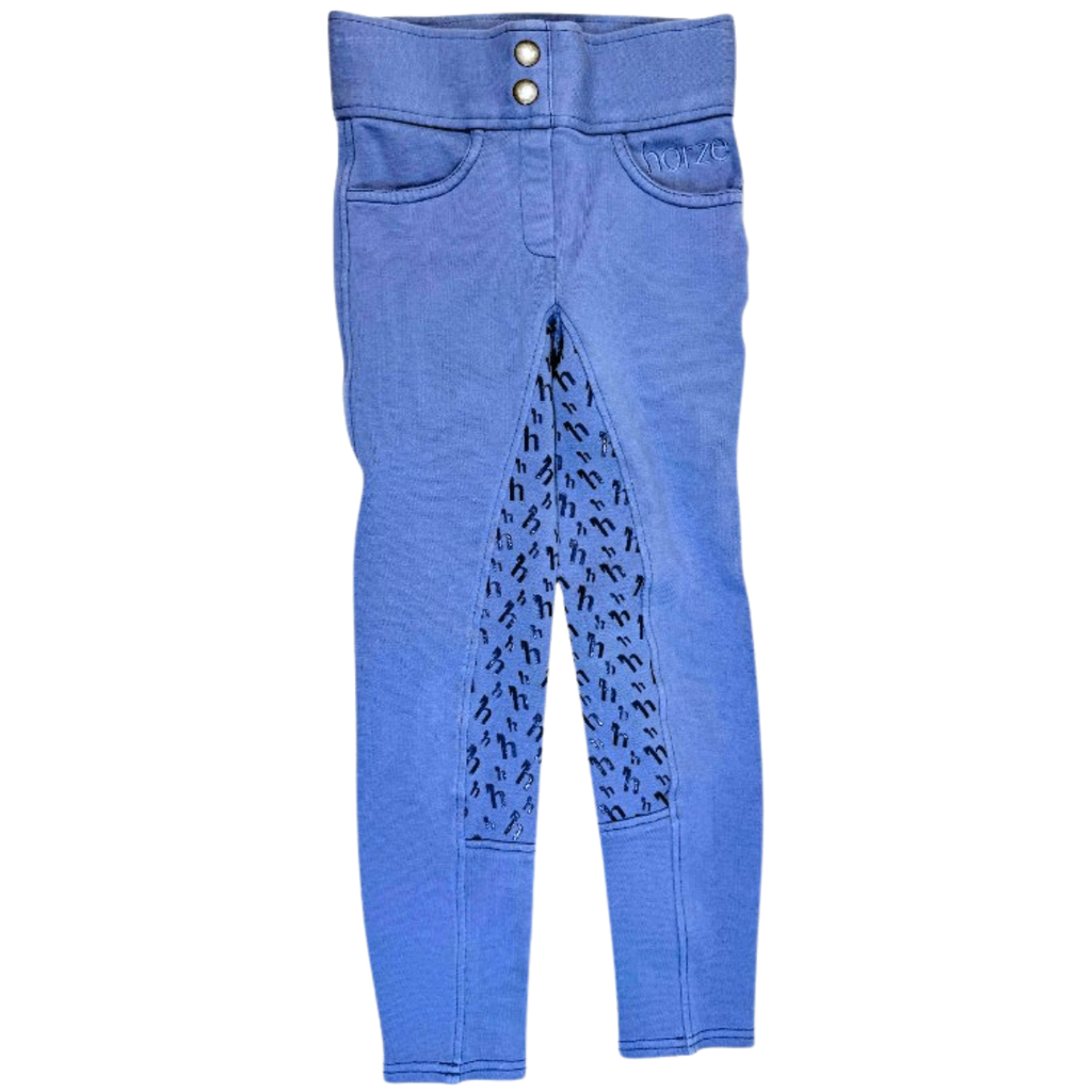 Horze Full Seat Grip Riding Breeches in Periwinkle 