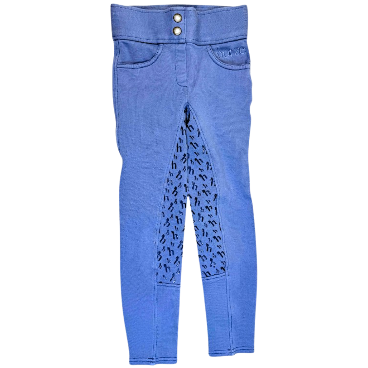 Horze Full Seat Grip Riding Breeches in Periwinkle 