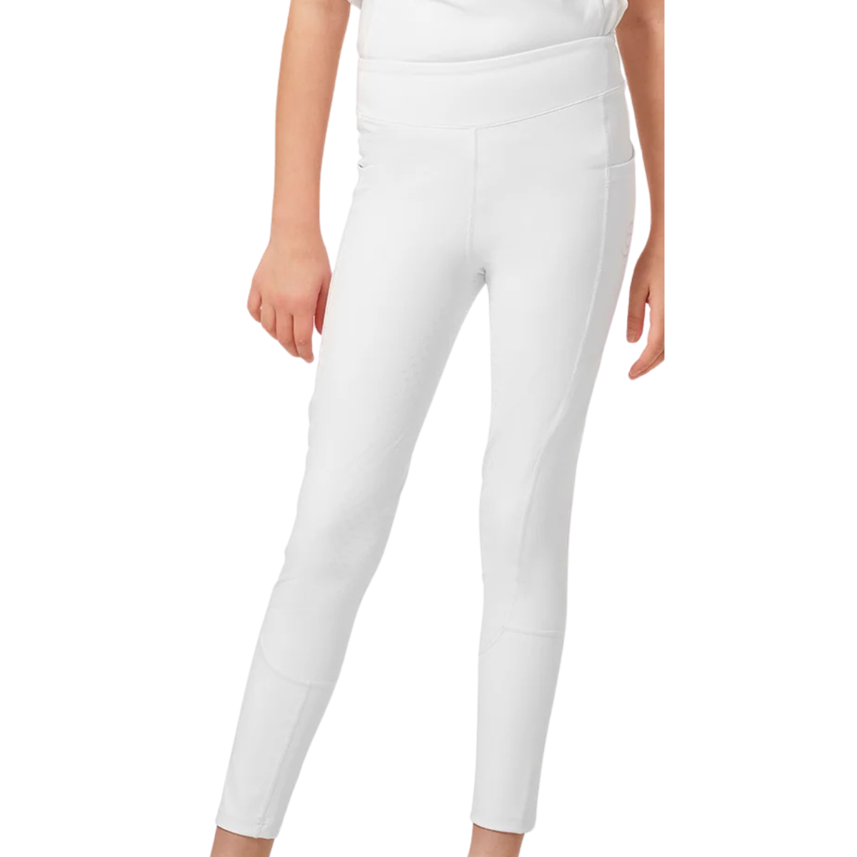 Equestrian Stockholm Young Rider Movement Riding Tights in White