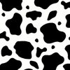 Essex Classics Talent Yarn Long Sleeve Show Shirt in White/Cow Print - Women's Medium