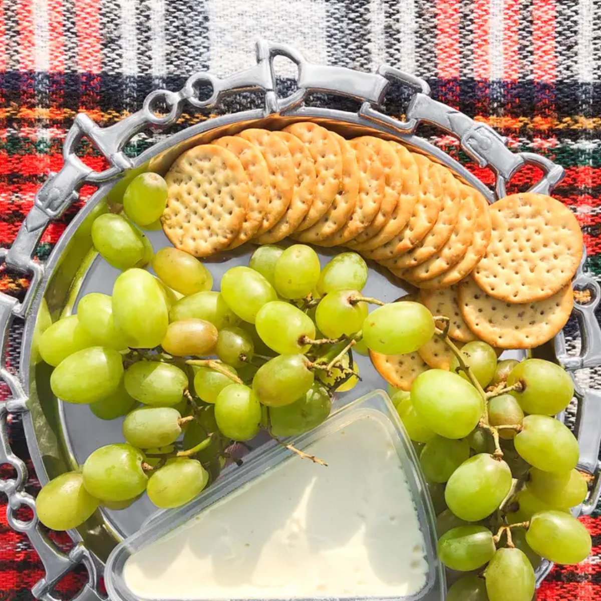 Arthur Court Round Equestrian Tray