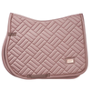 Equestrian Stockholm Modern Jump Saddle Pad in Midsummer Blush