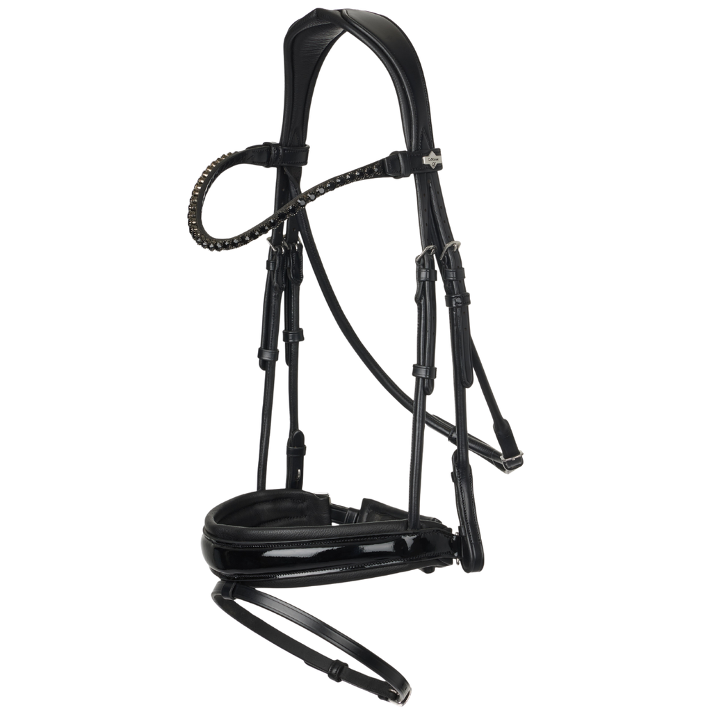 LeMieux 'Kudos' Patent Dressage Bridle in Black