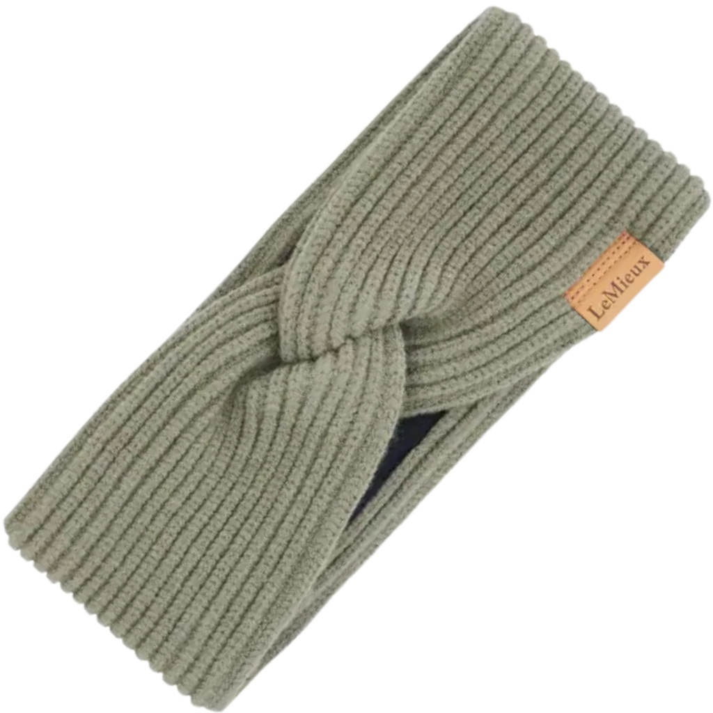 LeMieux 'Clara' Rib Knot Headband in Rosemary