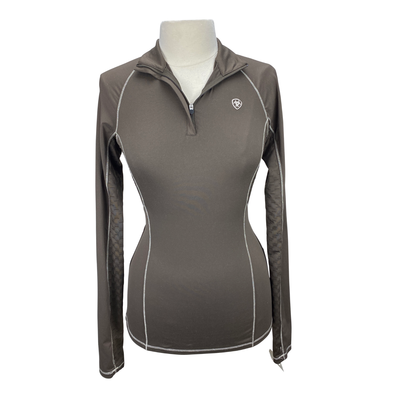 Front of Ariat Tek Cold Series 'Lowell' 2.0 Baselayer in Cappuccino