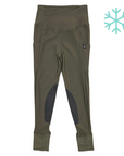 BOTORI 'G4' Fleece Riding Tights in Olive 