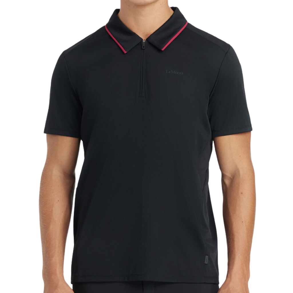LeMieux Mens Performance Polo in Black
