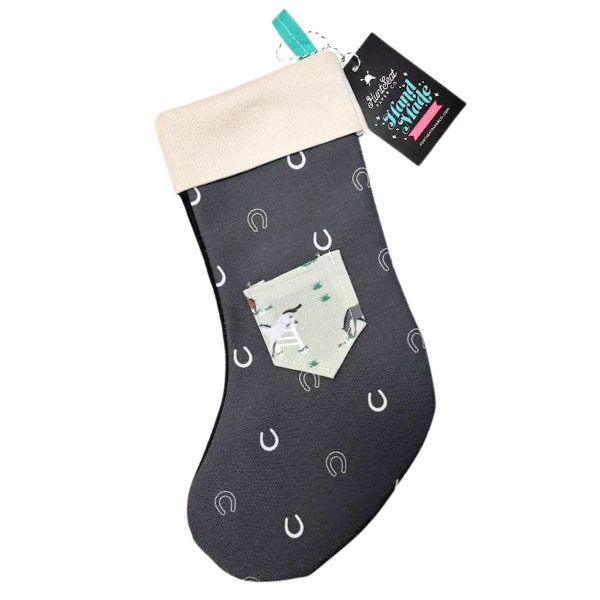 Hunt Seat Paper Co. Christmas Stocking in Lucky 