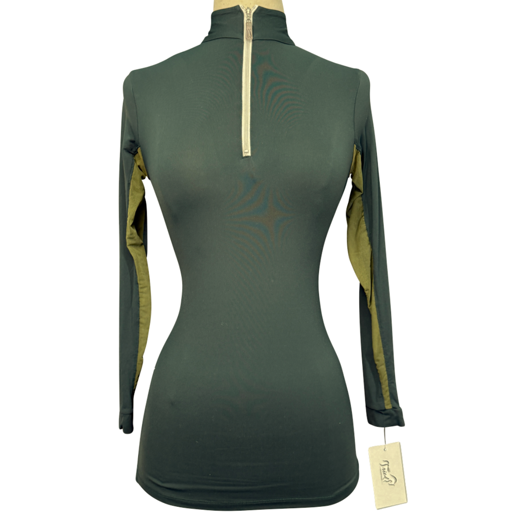 Tailored Sportsman 'Ice Fil' Shirt in Hunter Green