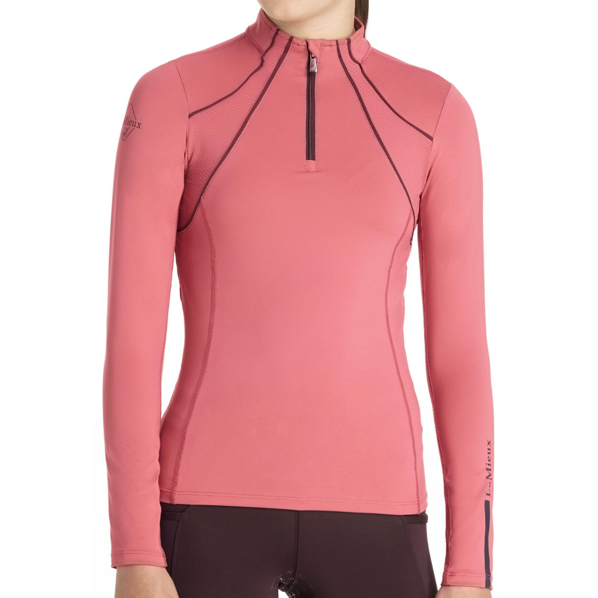 LeMieux Young Rider 'Mia' Base Layer in Cranberry