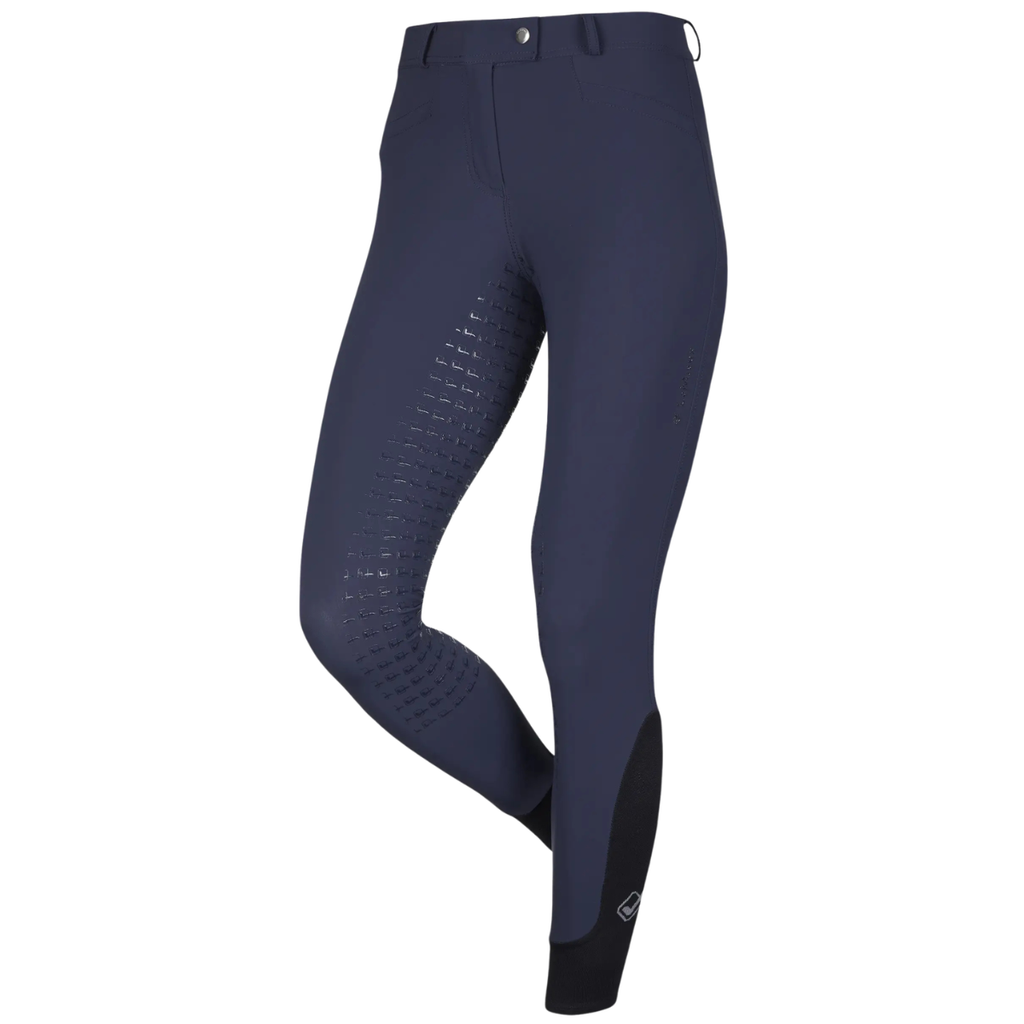 LeMieux 'Dynamique' Silicone Full Seat Breeches in Navy - Women's UK 16 (US 32)