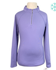 Dover Saddlery 'HeatBlast' Long Sleeve Shirt in Lavender - Women's Medium