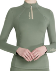 Lemieux 'Classique' Long Sleeve Baselayer in Rosemary