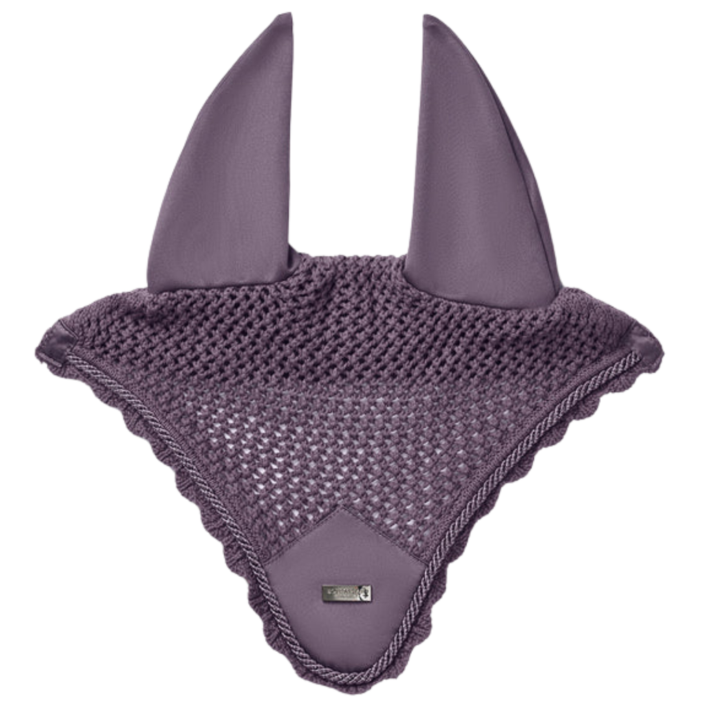 Equestrian Stockholm Ear Bonnet in Dark Violet