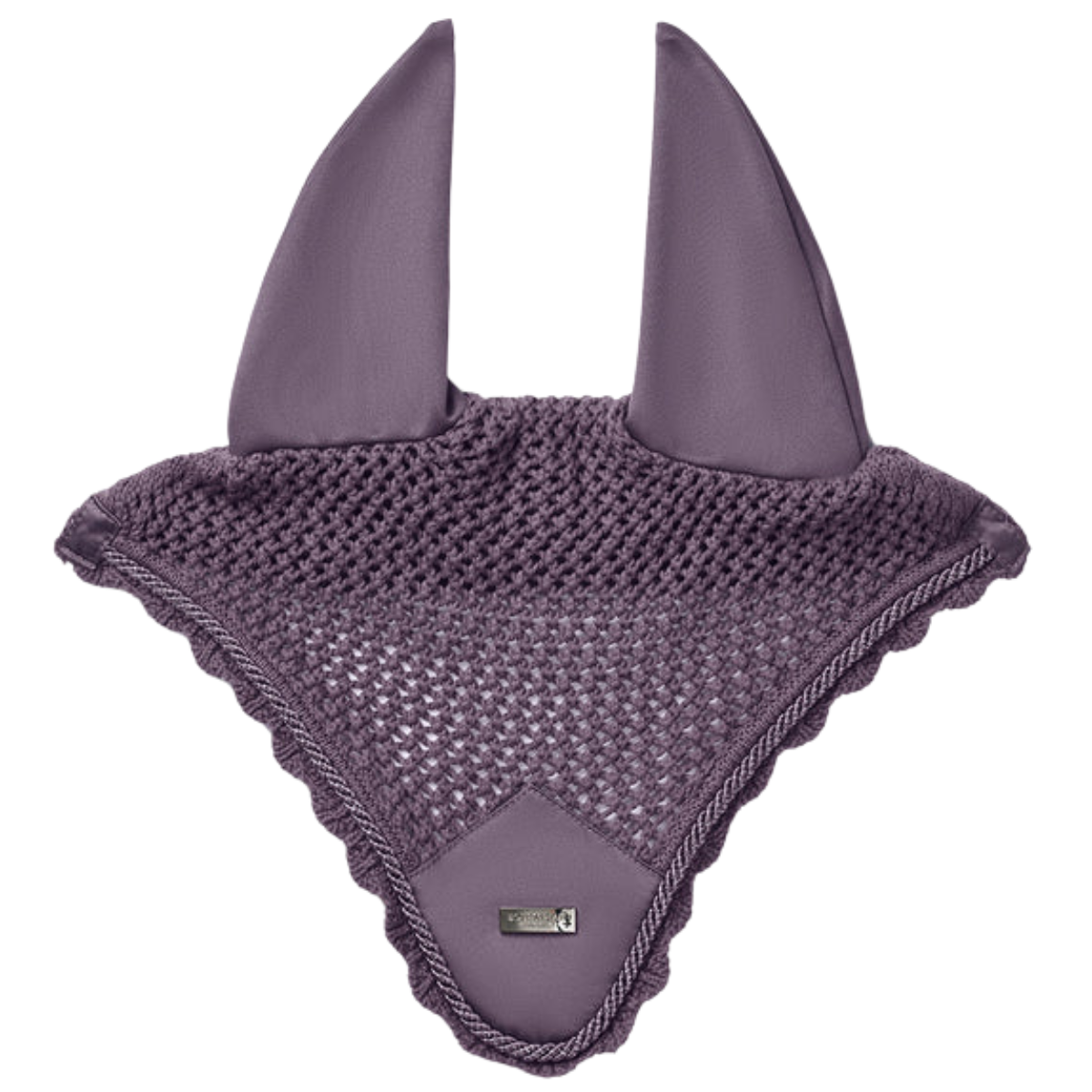 Equestrian Stockholm Ear Bonnet in Dark Violet