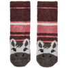 LeMieux 'Mini Fluffy Character' Socks in Andalusian Pony Cranberry
