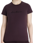 LeMieux 'Classique' Sparkle T-Shirt in Damson
