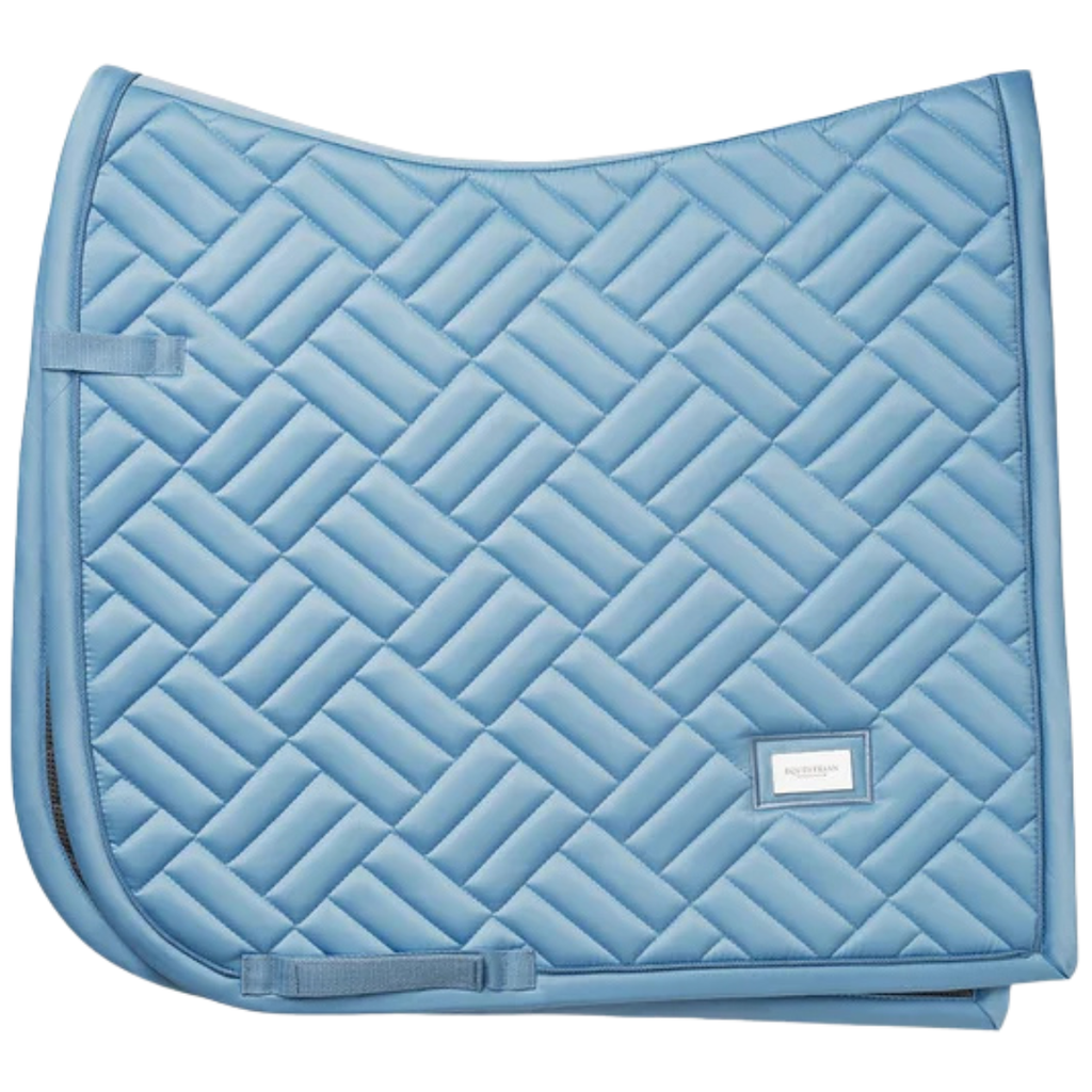 Equestrian Stockholm Dressage Saddle Pad in Modern Midsummer Blue