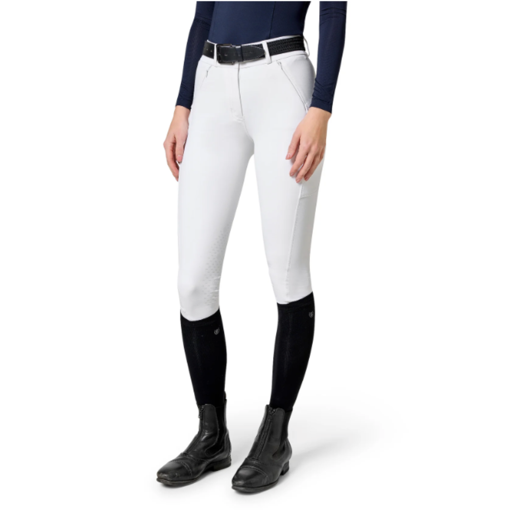 Equestrian Stockholm 'Elite' Dressage Breech in White - Women's EU 32 (US 20)
