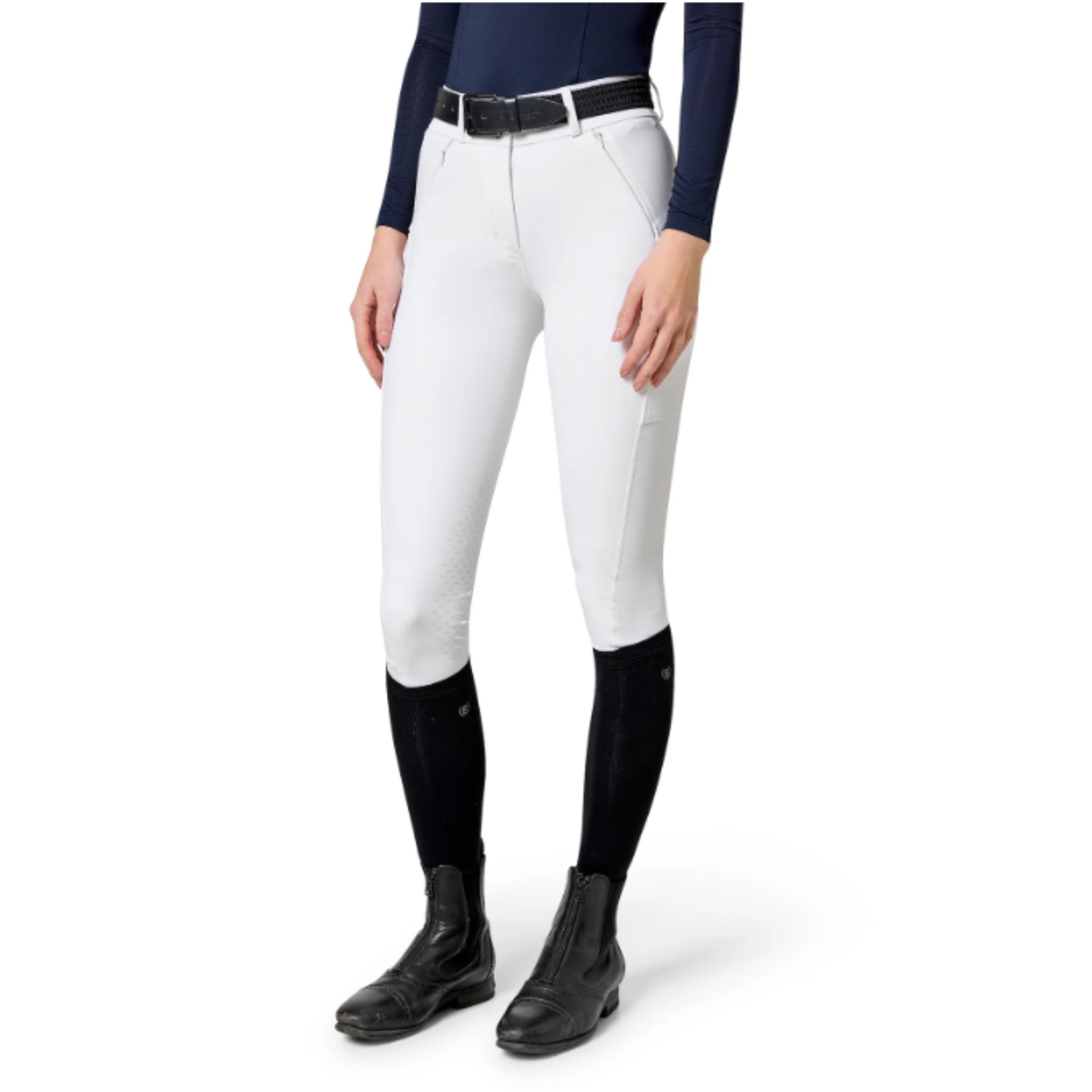 Equestrian Stockholm 'Elite' Dressage Breech in White - Women's EU 32 (US 20)