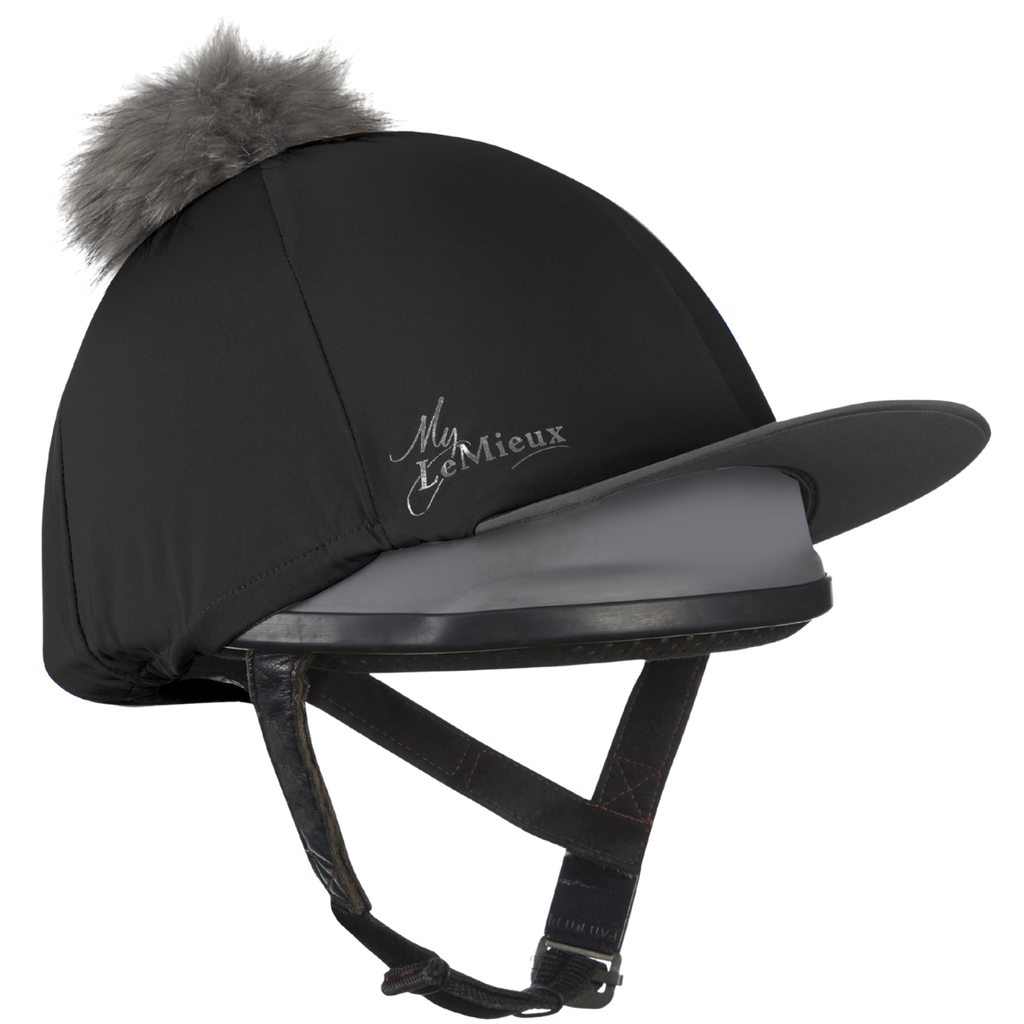LeMieux Pom Hat Silk in Black