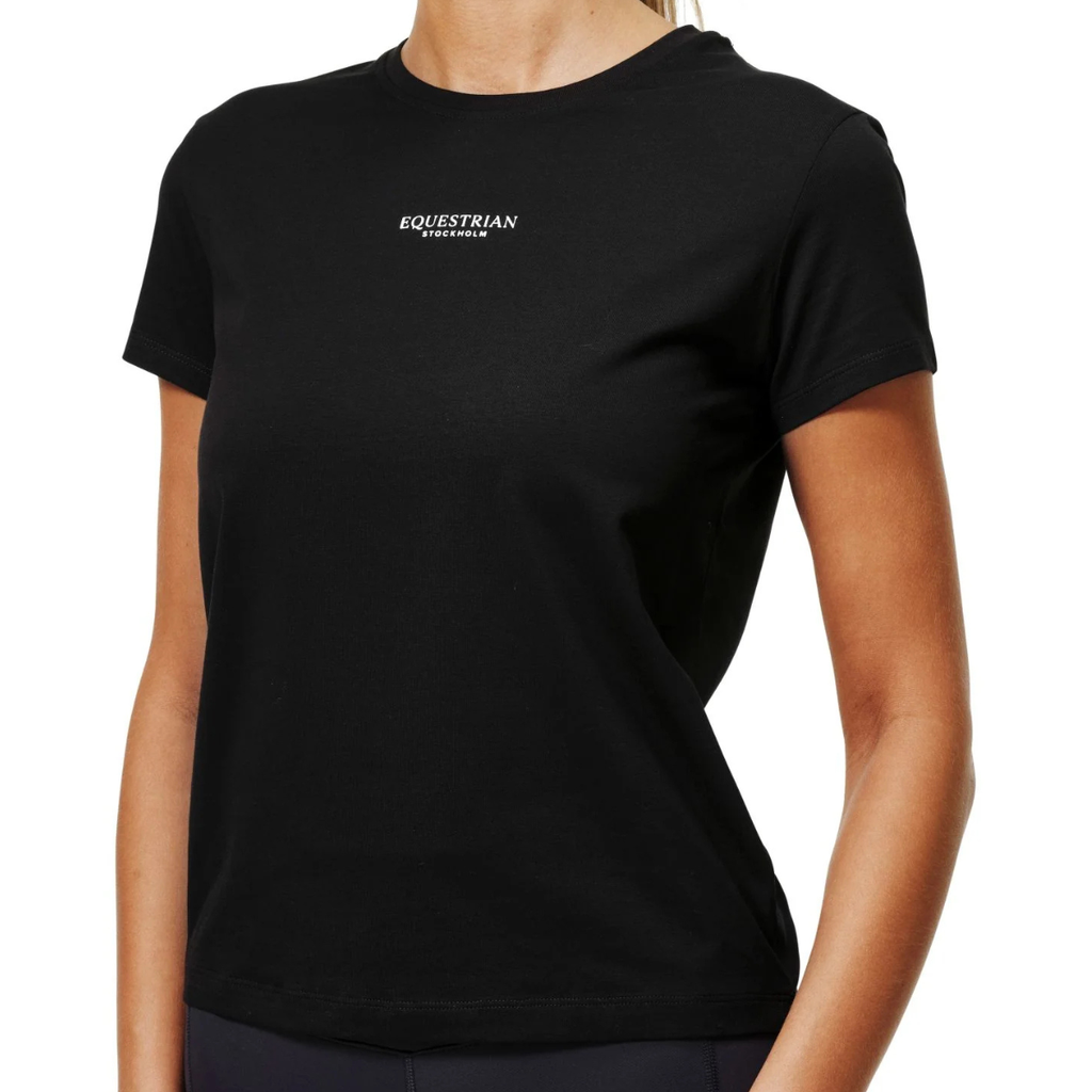 Equestrian Stockholm T-Shirt in Black