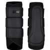 Equestrian Stockholm Mesh Brushing Boots in All Black